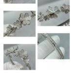 Van Cleef and Arpels Frivole bracelet 7 flowers medium model - Image 3