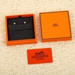 HERMES Hermès Clou d’H earrings - Image 5