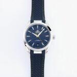 Omega Seamaster Aqua Terra 150M 41mm Steel On Rubber Strap Blue Dial - Image 2