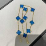 Van Cleef and Arpels Vintage Alhambra necklace 10 motifs - Image 4
