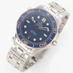 Omega Seamaster Diver 300M 42mm Steel Rose Gold On Steel Blue Dial - Image 2