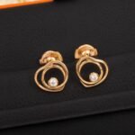 HERMES Vertige Cœur earrings - Image 2