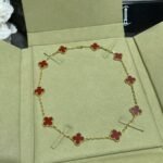 Van Cleef and Arpels Vintage Alhambra necklace 10 motifs - Image 2