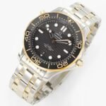 Omega Seamaster Diver 300M 42mm Steel Yellow Gold On Steel Black Dial - Image 2