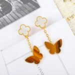 Van Cleef and Arpels Lucky Alhambra earrings 2 motifs - Image 7
