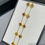 Van Cleef and Arpels Vintage Alhambra necklace 10 motifs - Image 4