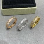 Van Cleef and Arpels Perlée diamonds ring 1 row - Image 6
