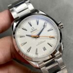 Omega Seamaster Aqua Terra 150M 41mm Steel On Steel White Dial - Image 3