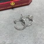 CARTIER Juste un Clou hoop earrings small model paved - Image 6