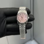 [Super Clone] Rolex Datejust 31 mm Jubilee Fluted Bezel Pink set with diamonds Dial 278274 - Image 2