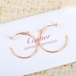 CARTIER Juste un Clou hoop earrings large model diamonds - Image 2