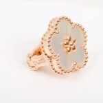 Van Cleef and Arpels Lucky Spring earrings plum blossom - Image 4