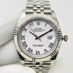 [Super Clone] Rolex Datejust 36 mm Jubilee Fluted Bezel White Dial 126234 - Image 2