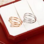 CARTIER Juste un Clou ring double half-paved - Image 7