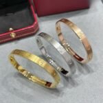 CARTIER LOVE bracelet classic model brushed - Image 4