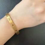CARTIER LOVE bracelet classic model brushed - Image 5
