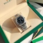 [Super Clone] Rolex Datejust 36 mm Jubilee Brilliant diamond set Bezel Bright black Dial 116244 - Image 9