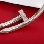 CARTIER Juste un Clou bracelet classic model half-paved - Image 5