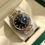 Rolex Datejust 41 mm Jubilee Fluted Bezel Bright black set with diamonds Dial 126333 - Image 2
