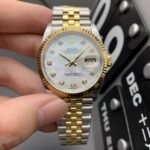 [Super Clone] Rolex Datejust 36 mm Jubilee Fluted Bezel White mother of pearl Dial 126233 - Image 2