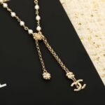 CHANEL CC Pearl Necklace - Image 4