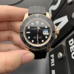 Rolex Yacht Master 40 mm Oysterflex Black ceramic Bezel Intense black Dial 126655 - Image 2