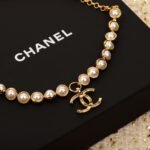 CHANEL CC Pearl Necklace - Image 5