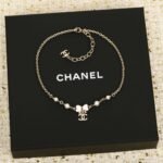 CHANEL CC Pearl Necklace - Image 5