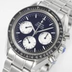 Omega Speedmaster Reduced 39mm Steel On Steel Blue Dial - Image 2