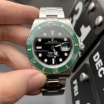 [Super Clone] Rolex Submariner Date 41 mm Oyster Green ceramic Bezel Bright black Dial 126610LV - Image 4