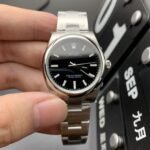 [Super Clone] Rolex Oyster Perpetual 31 mm Oyster Trapeze Bezel Black Dial 277200 - Image 2