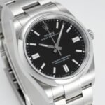 Rolex Oyster Perpetual 41 mm Oyster Trapeze Bezel Black Dial 134300 - Image 2