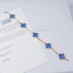 Van Cleef and Arpels Vintage Alhambra bracelet 5 motifs - Image 4