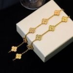 Van Cleef and Arpels Vintage Alhambra bracelet 5 motifs - Image 8