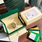[Super Clone] Rolex Datejust 41 mm Oyster Fluted Bezel Champagne colour set with diamonds Dial 126333 - Image 9