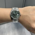 Rolex Datejust 41 mm Jubilee Fluted Bezel Mint green Dial 126334 - Image 9