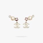 CHANEL CC Star Pearl earrings