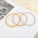 Van Cleef and Arpels Perlée pearls of gold bracelet medium model - Image 4