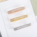 Van Cleef and Arpels Perlée diamonds bracelet 3 rows medium model - Image 4