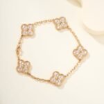 Van Cleef and Arpels Vintage Alhambra bracelet 5 motifs - Image 2