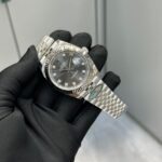 [Super Clone] Rolex Datejust 41 mm Jubilee Fluted Bezel Slate Dial 126334 - Image 12