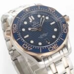 Omega Seamaster Diver 300M 42mm Steel Rose Gold On Steel Blue Dial - Image 3