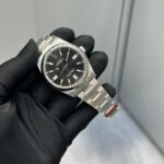 [Super Clone] Rolex Oyster Perpetual 41 mm Oyster Trapeze Bezel Black Dial 134300 - Image 4