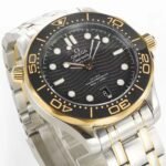 Omega Seamaster Diver 300M 42mm Steel Yellow Gold On Steel Black Dial - Image 3