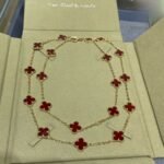 Van Cleef and Arpels Vintage Alhambra long necklace 20 motifs - Image 2
