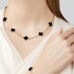 Van Cleef and Arpels Vintage Alhambra necklace 10 motifs - Image 2