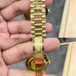 Rolex Daydate 36 mm President Fluted Bezel Blue ombre Dial 128238 - Image 6