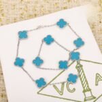 Van Cleef and Arpels Vintage Alhambra necklace 10 motifs - Image 2