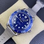 Omega Seamaster Diver 300M 42mm Steel On Steel Blue Dial - Image 3