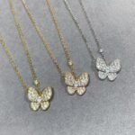 Van Cleef and Arpels Two Butterfly pendant - Image 5